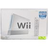 Image 1 : WII GAME SYSTEM IN BOX, INCLUDES 2 CONTROLLERS &