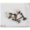 Image 1 : ANTIQUE DROP PEARL EARRINGS