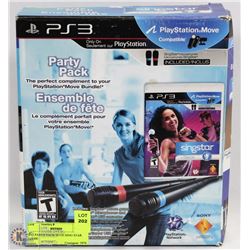 PS3 PARTY PACK WITH SING STAR GAME