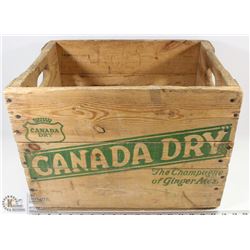 WOOD CANADA DRY STOCK BOX