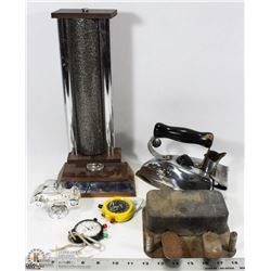 BOX OF ASST VINTAGE ITEMS