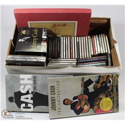 BOX W/97 CDS INCLUDING LARGE JOHNNY