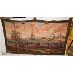 LARGE VINTAGE TAPESTRY