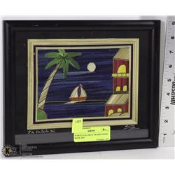 PUERTO VALLARTA FRAMED HAND MADE ART