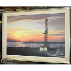 B. INNES SIGNED PAINTING FRAMED