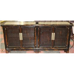 WOOD SIDEBOARD 16"X72"X33"H