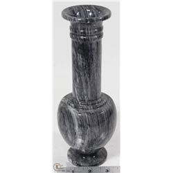 HAND-TURNED MARBLE URN WITH LID