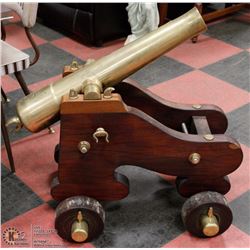 SOLID BRASS SIGNAL CANNON, OFF HSS HUDON THAT WAS