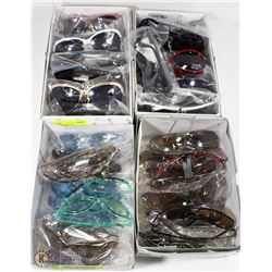 BOX OF NEW SUNGLASSES X4