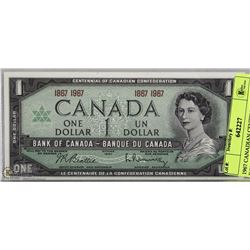 1967 CANADIAN CENTENNIAL ONE DOLLAR BILL