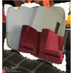 MIRROR W/ 6 WHITE BRACES