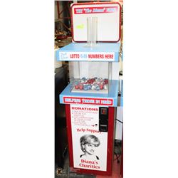 COIN OPERATED COLLECTIBLE PICK YOUR LUCKY LOTTO
