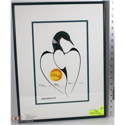 ISAAC BIGNELL ORIGINAL ABORIGINAL PAINTING MATTED