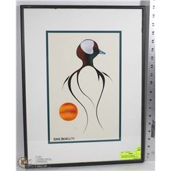 ISAAC BIGNELL ORIGINAL ABORIGINAL PAINTING MATTED