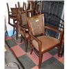 Image 1 : SET OF 5 VINTAGE WOOD CHAIRS