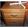 Image 1 : PAIR OF OAK 2 DRAWER NIGHT STANDS