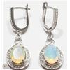 Image 2 : 4PC STERLING SILVER NATURAL OPAL CUSTOM MADE SET