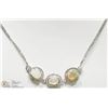 Image 5 : 4PC STERLING SILVER NATURAL OPAL CUSTOM MADE SET