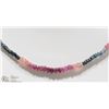 Image 2 : STERLING SILVER GEMSTONE BEAD NECKLACE