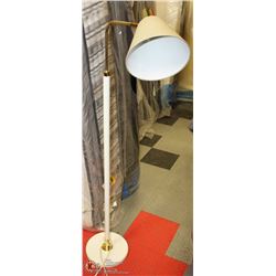 VINTAGE GOLD-TONE FLOOR LAMP