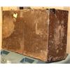 Image 1 : ANTIQUE METAL SUITCASE 28”X16”X9”