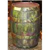 Image 1 : VINTAGE 16" WOOD BARREL