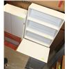Image 1 : LOT OF WHITE WOOD SHELVING INCL 5 TIER UNIT, 4