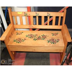 PAINTED BENCH