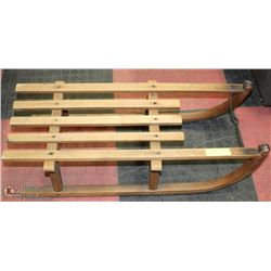 DUTCH HANDMADE WOODEN CHILDS SLED