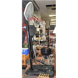 KIDS ADJUSTABLE BASKETBALL HOOP (FILL WITH SAND OR