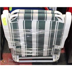 SET OF 3 FABRIC FOLDING LAWN/BEACH