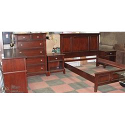 8SHOWHOME 8PC QUEEN BEDROOM SET WITH HEADBOARD