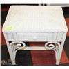 Image 1 : WICKER SIDE TABLE