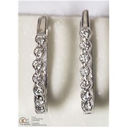 14K WHITE GOLD DIAMOND EARRINGS