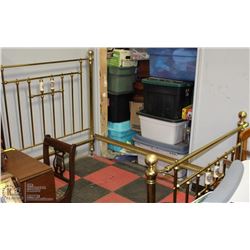 1) DOUBLE  BRASS BEDFRAME