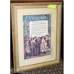 12)VICTROLA VINTAGE PICTURE