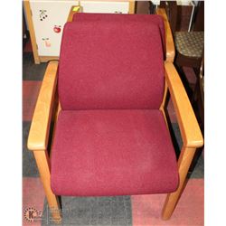 2 OFFICE WAITING CHAIRS