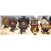 Image 1 : 21)COLLECTION OF CUCKOO CLOCKS