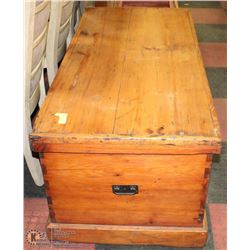 2) CANADIANA SOLID WOOD CHEST