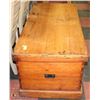 Image 1 : 2) CANADIANA SOLID WOOD CHEST
