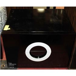 BLACK SIDE/END TABLE