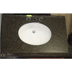 SINK & GRANITE 36X24 W/ 4" BACKSPLASH