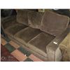 Image 1 : BROWN CLOTH SOFA 80"X35"
