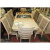 Image 1 : SHOWHOME DININGROOM TABLE WITH LEAF, 10 CHAIRS
