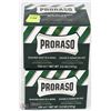Image 1 : 2 BOWLS OF PRORASSO SHAVING SOAP