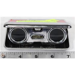 VINTAGE FOLDABLE CRYSTAR LENS 25X THEATER GLASSES