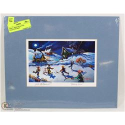 JOHN H. BURROW MATTED COLLECTOR PRINT