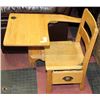 Image 1 : VINTAGE SCHOOL DESK