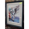 Image 1 : AUTOGRAPHED WAYNE GRETZKY ART PRINT BY STEVE