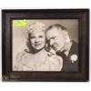 Image 1 : BLACK & WHITE CELEBRITY PRINT FRAMED